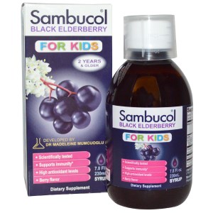 Sambucol, Black Elderberry, For Kids Syrup, Berry Flavor, 7.8 fl oz (230 ml)