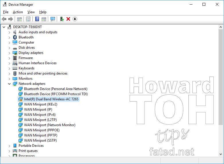 Intel Compute Stick Wireless AC 7265 can't start after Windows 10 Update