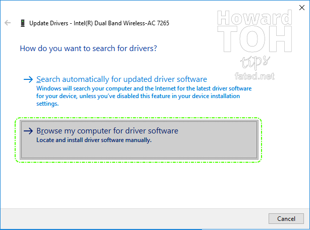 Intel Compute Stick Wireless AC 7265 can't start after Windows 10 Update